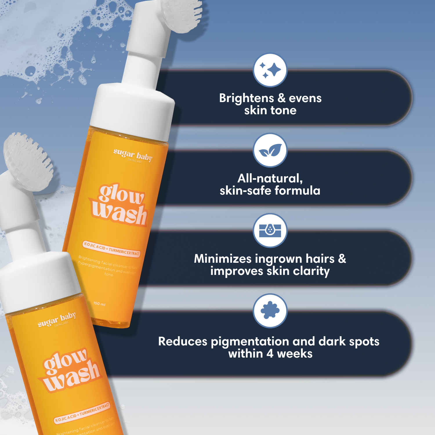 VIRAL Turmeric & Kojic Acid Glow Wash