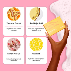Brightening Lemon Turmeric & Kojic Acid Soap