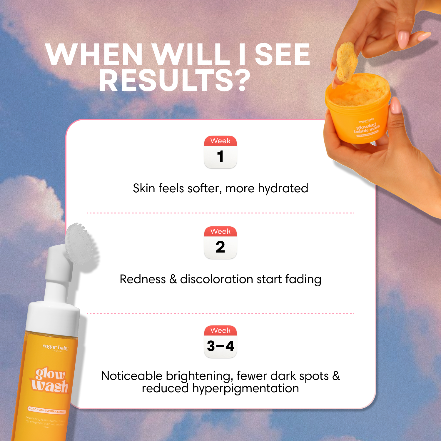 Viral Turmeric Glow Wash + FREE Bubble Mask