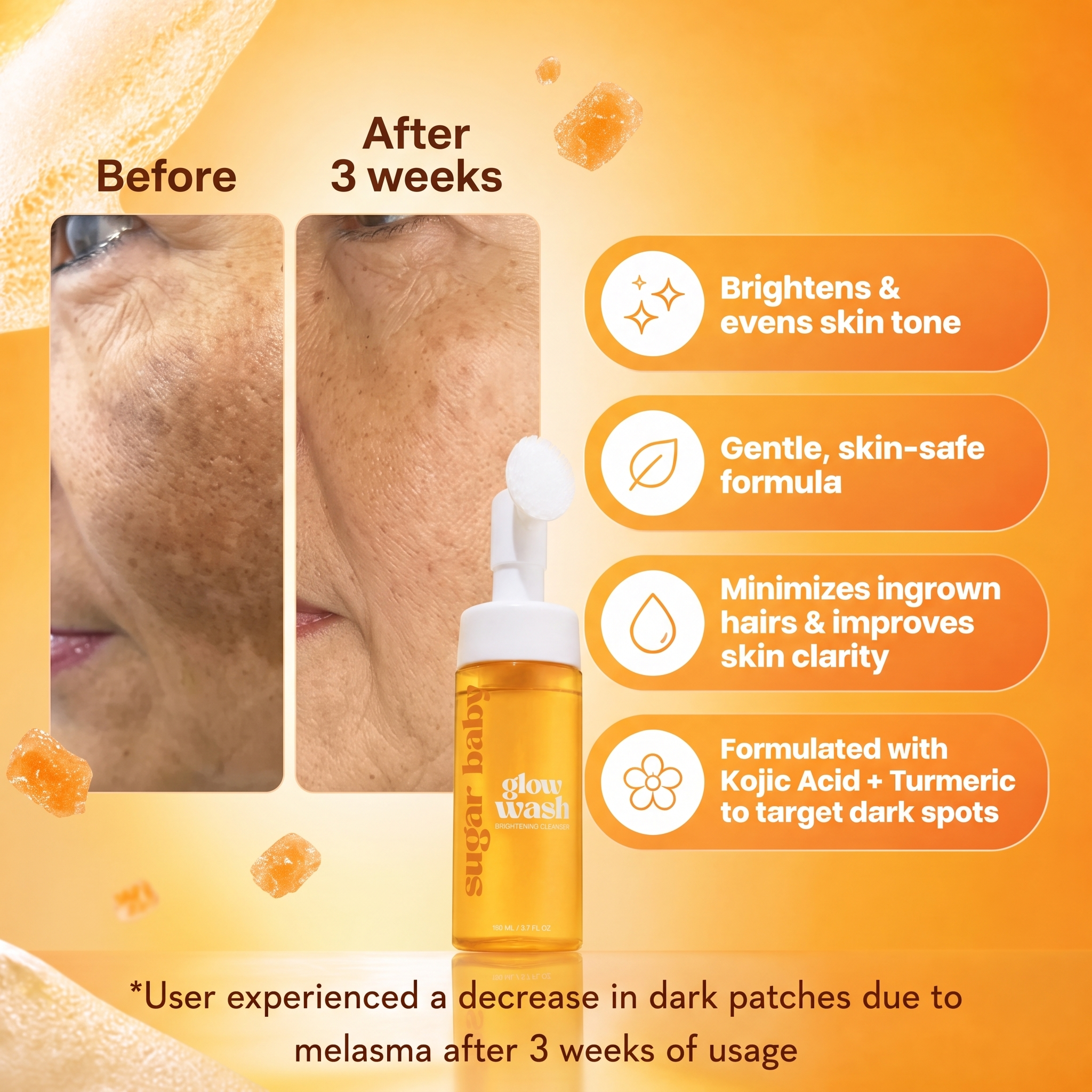 Turmeric & Kojic Acid Glow Wash
